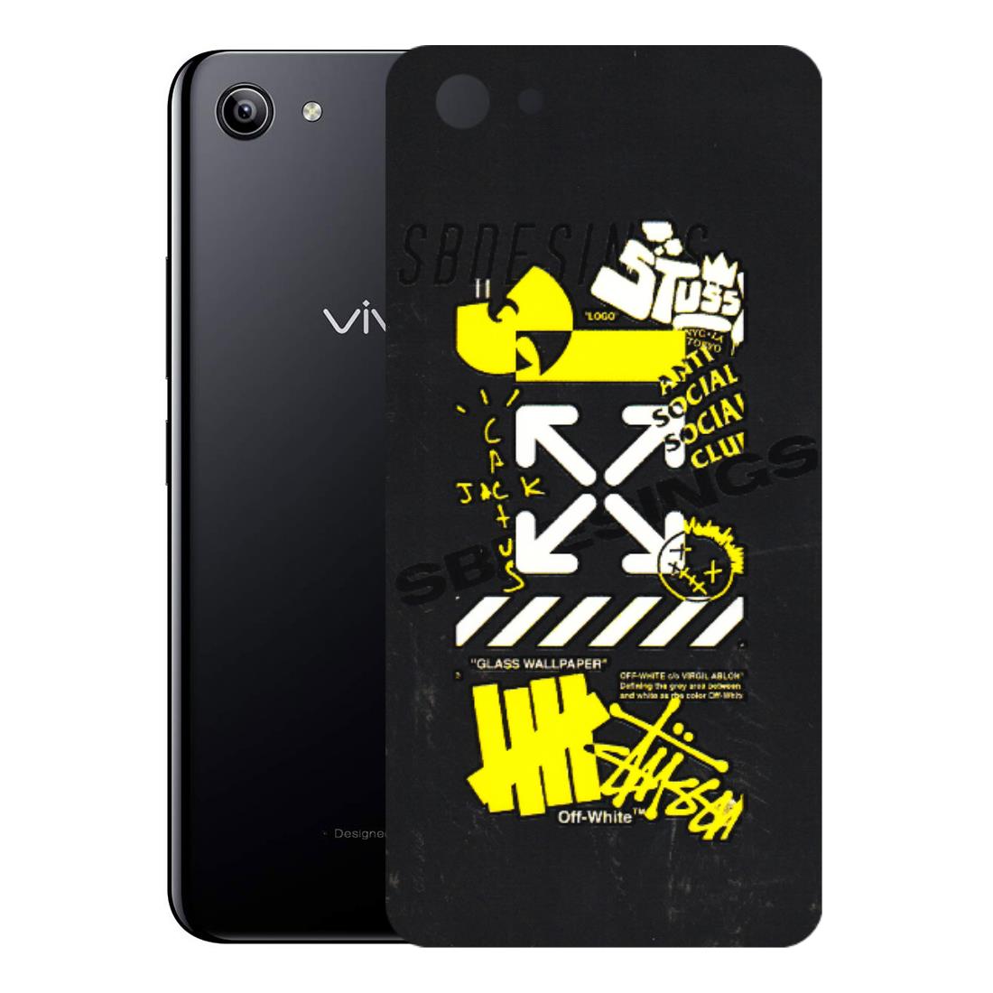 VIVO Y Series Phone Skins (All Models) - Anti Social Graffiti - 3D Embossed Finish (L-198) Vivo Y81I