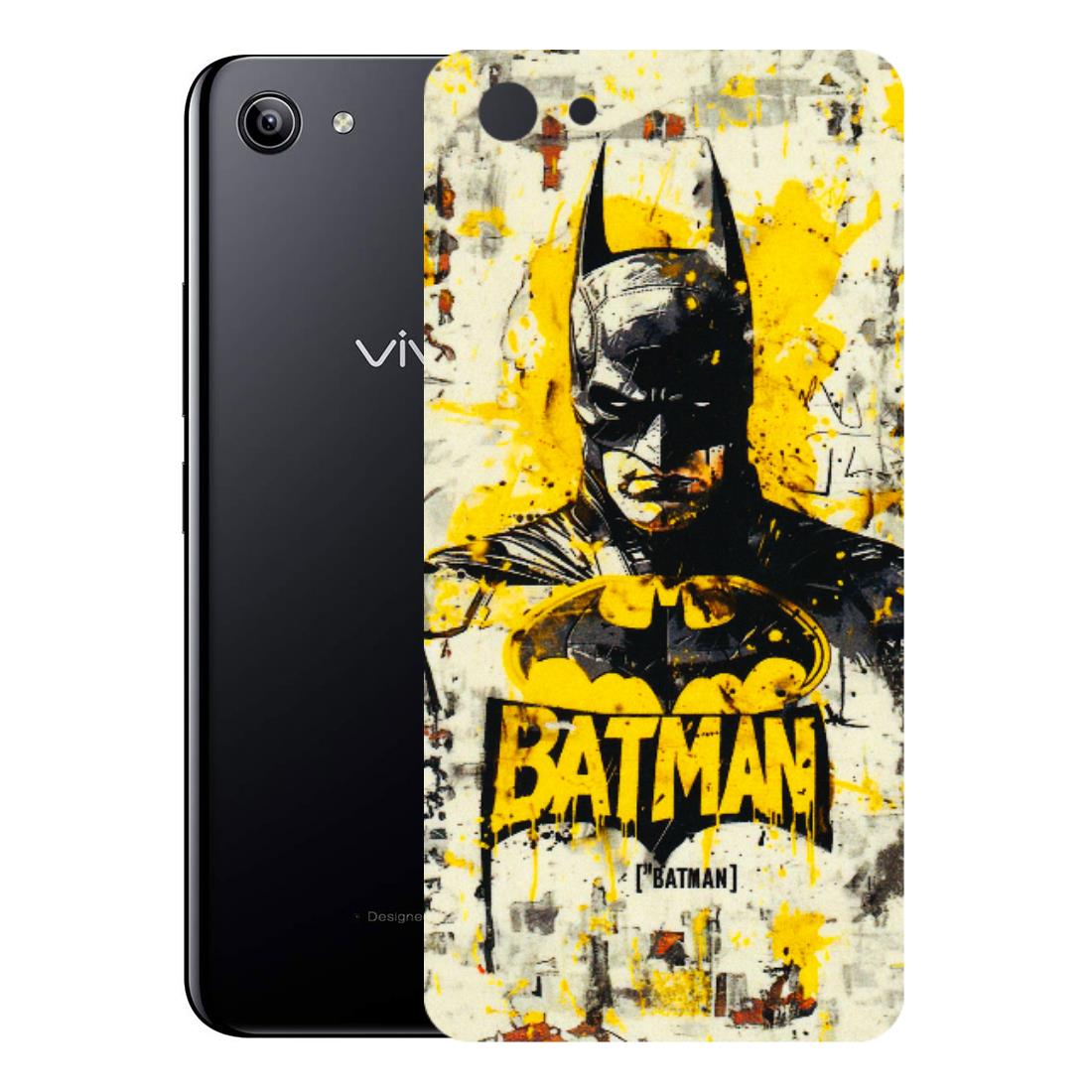 VIVO Y Series Phone Skins (All Models) - Batman Yellow BT - 3D Embossed Finish (L-304) Vivo Y81I