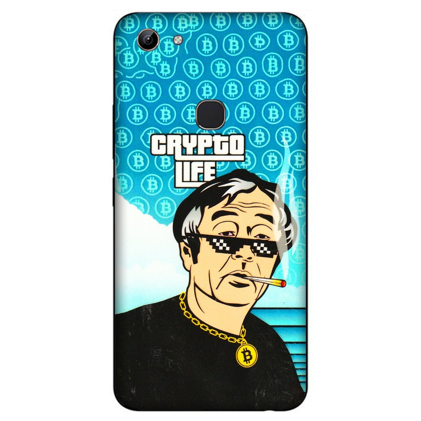 VIVO Y Series Phone Skins (All Models) - Crypto Thug Life - 3D Embossed Finish (L-179) Vivo Y81