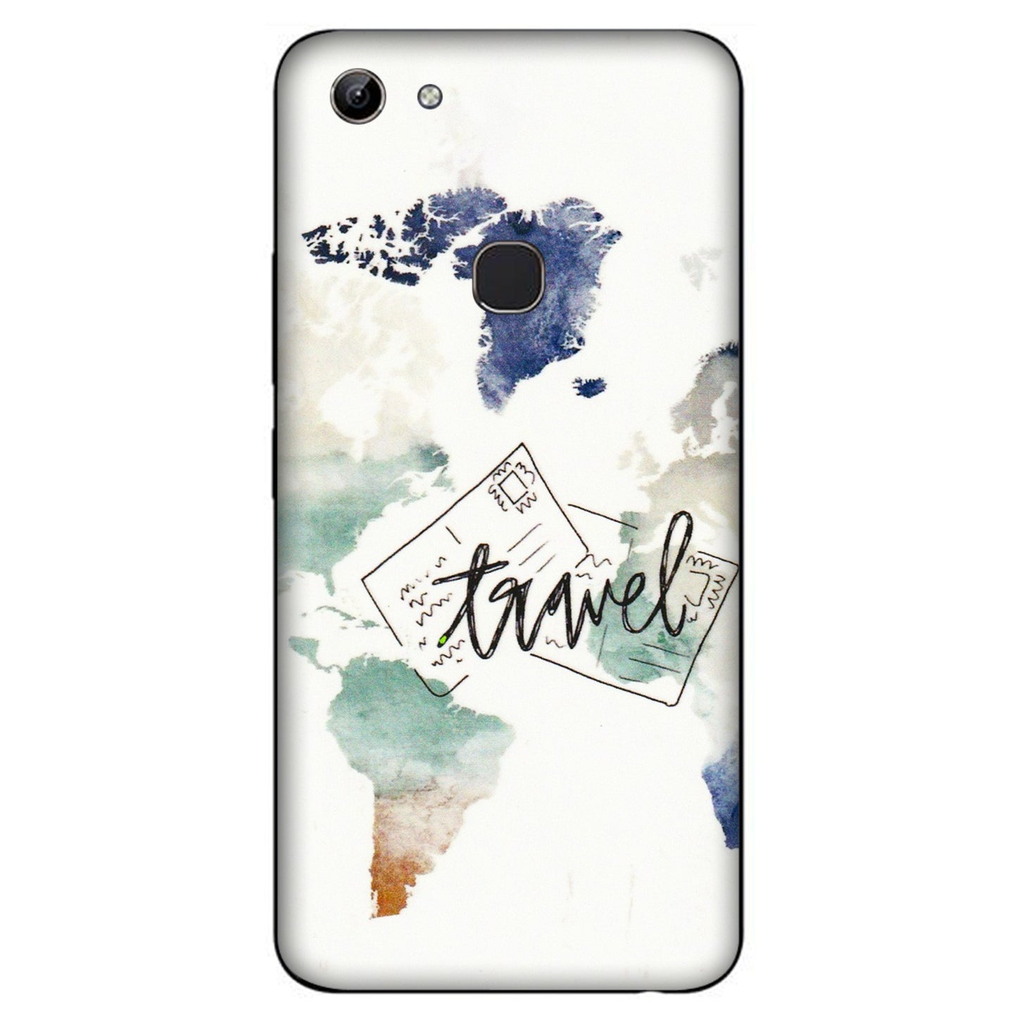 VIVO Y Series Phone Skins (All Models) - Travel The World - 3D Embossed Finish (L-232) Vivo Y81