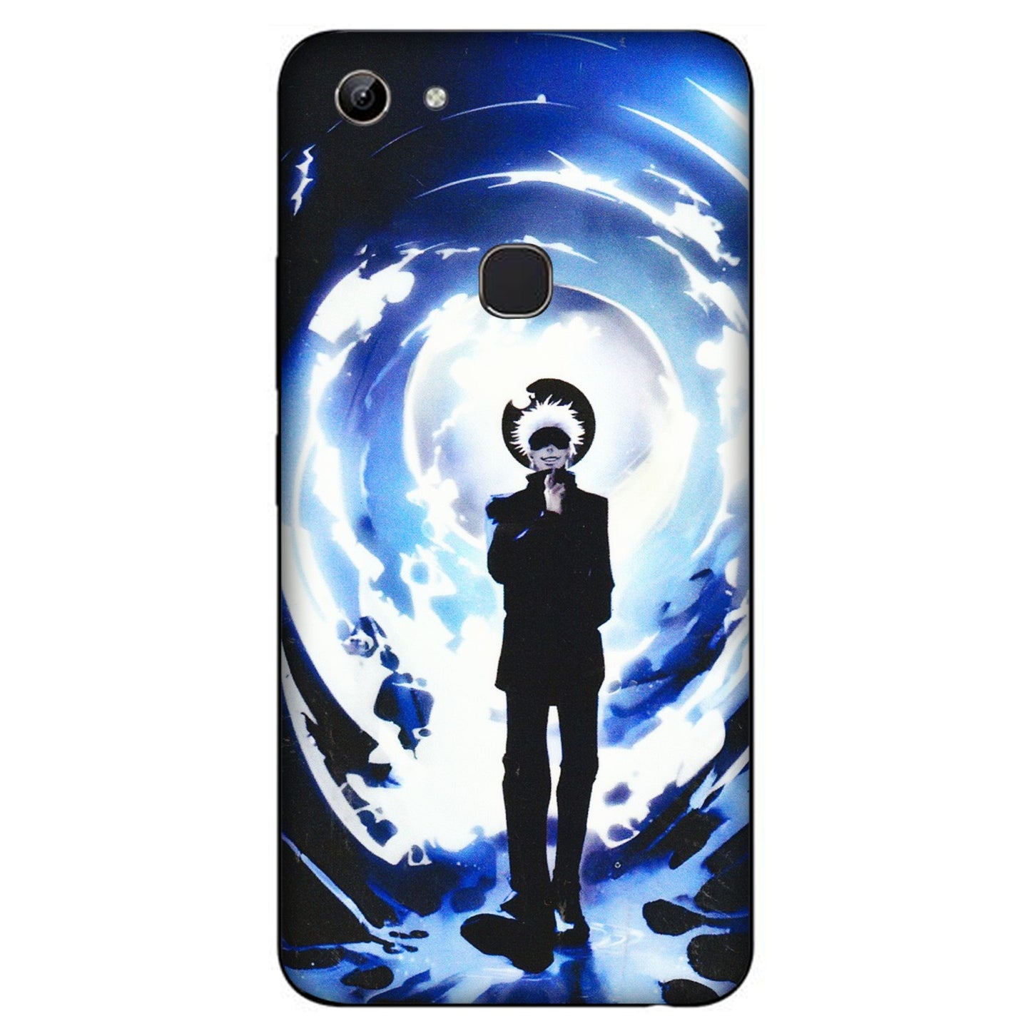 VIVO Y Series Phone Skins (All Models) - Satoru Gojo Dark Blue - 3D Embossed Finish (L-235) Vivo Y81