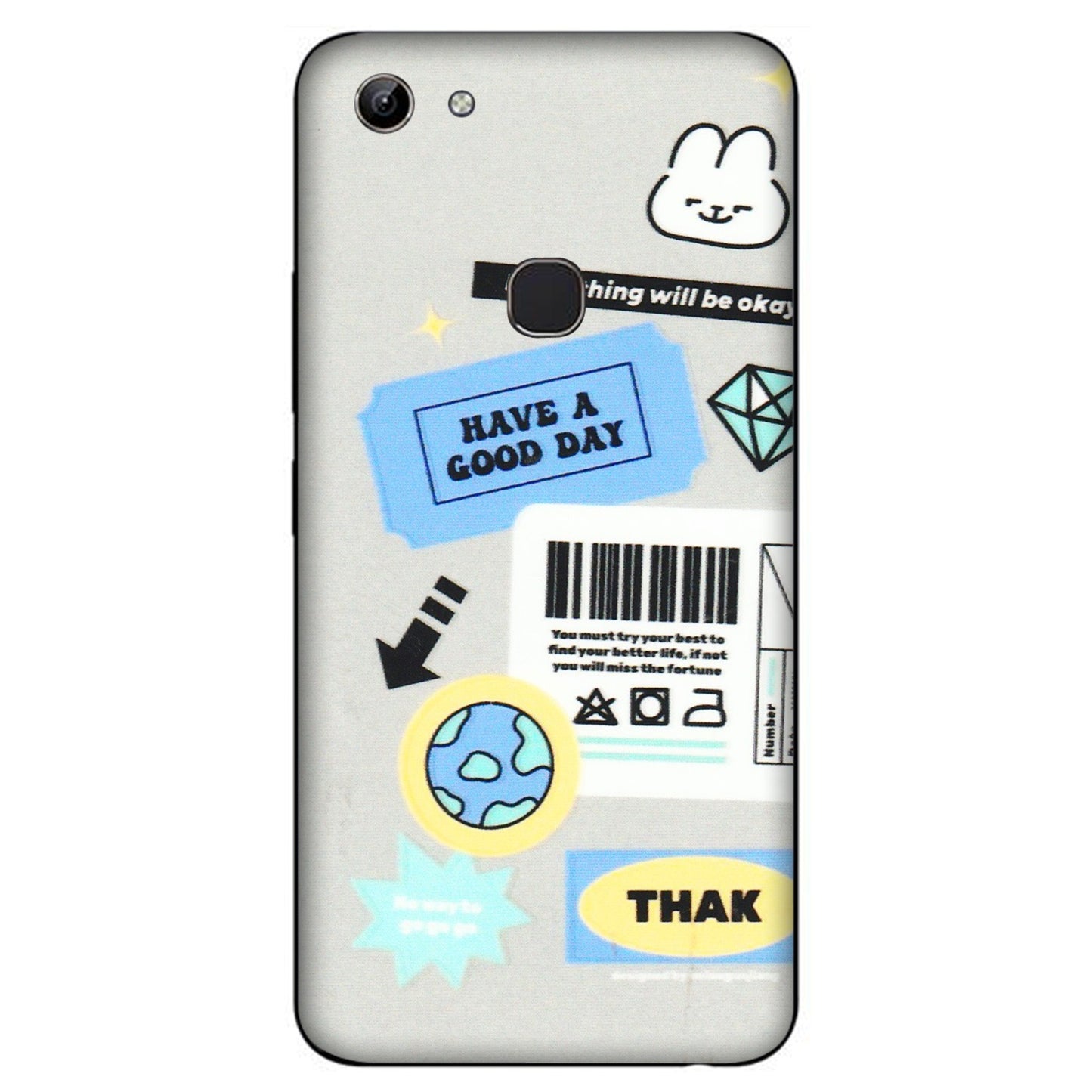 VIVO Y Series Phone Skins (All Models) - Will Be Okay Design - 3D Embossed Finish (L-316) Vivo Y81