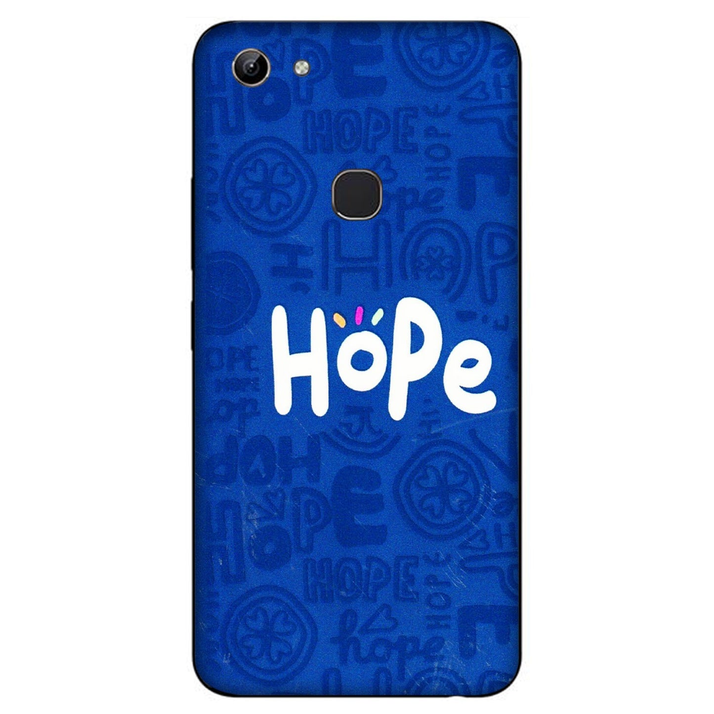 VIVO Y Series Phone Skins (All Models) - Hope Doodles Blue - 3D Embossed Finish (L-43) Vivo Y81
