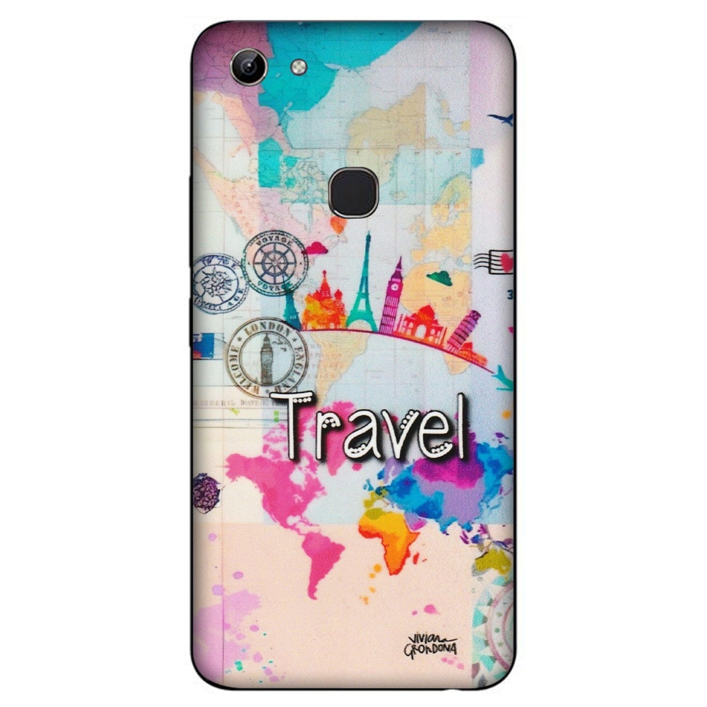 VIVO Y Series Phone Skins (All Models) - Travel The Wonders - Matte Finish (M-108) Vivo Y81