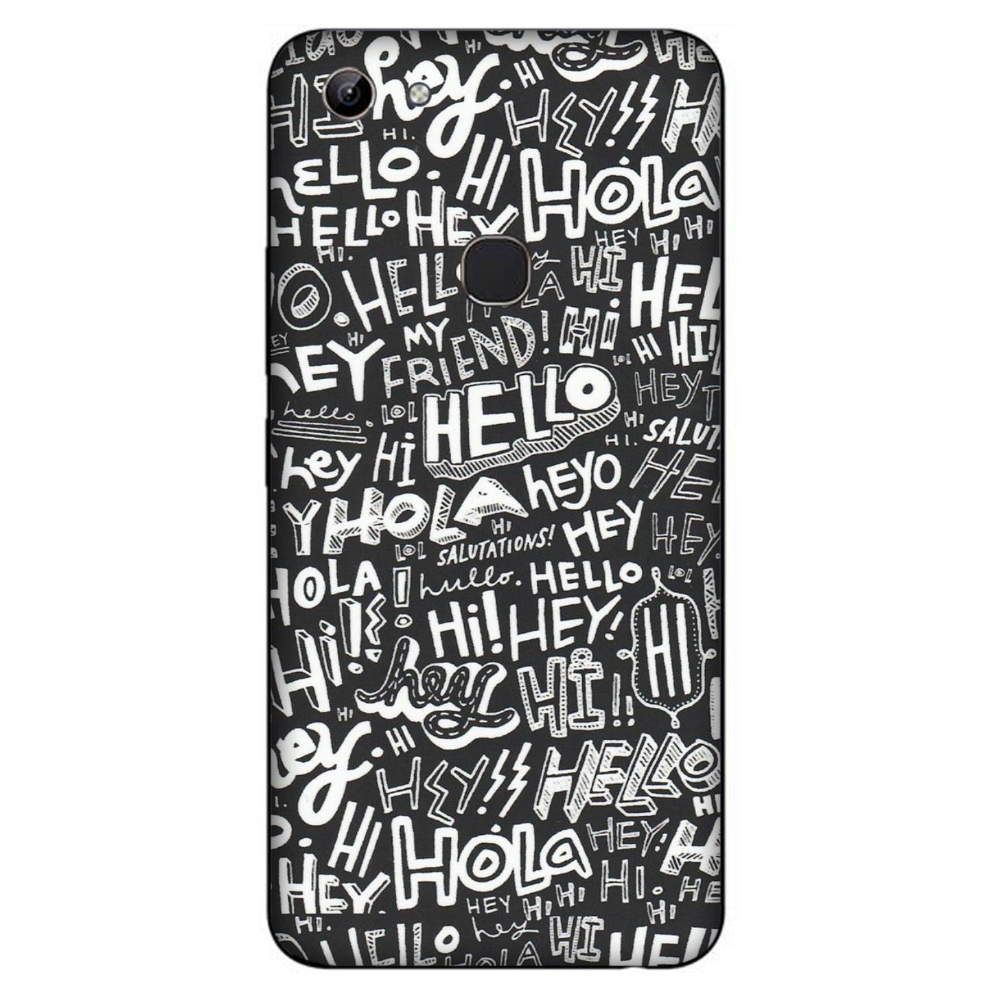 VIVO Y Series Phone Skins (All Models) - Hi Hello Doodles - Matte Finish (M-25) Vivo Y81