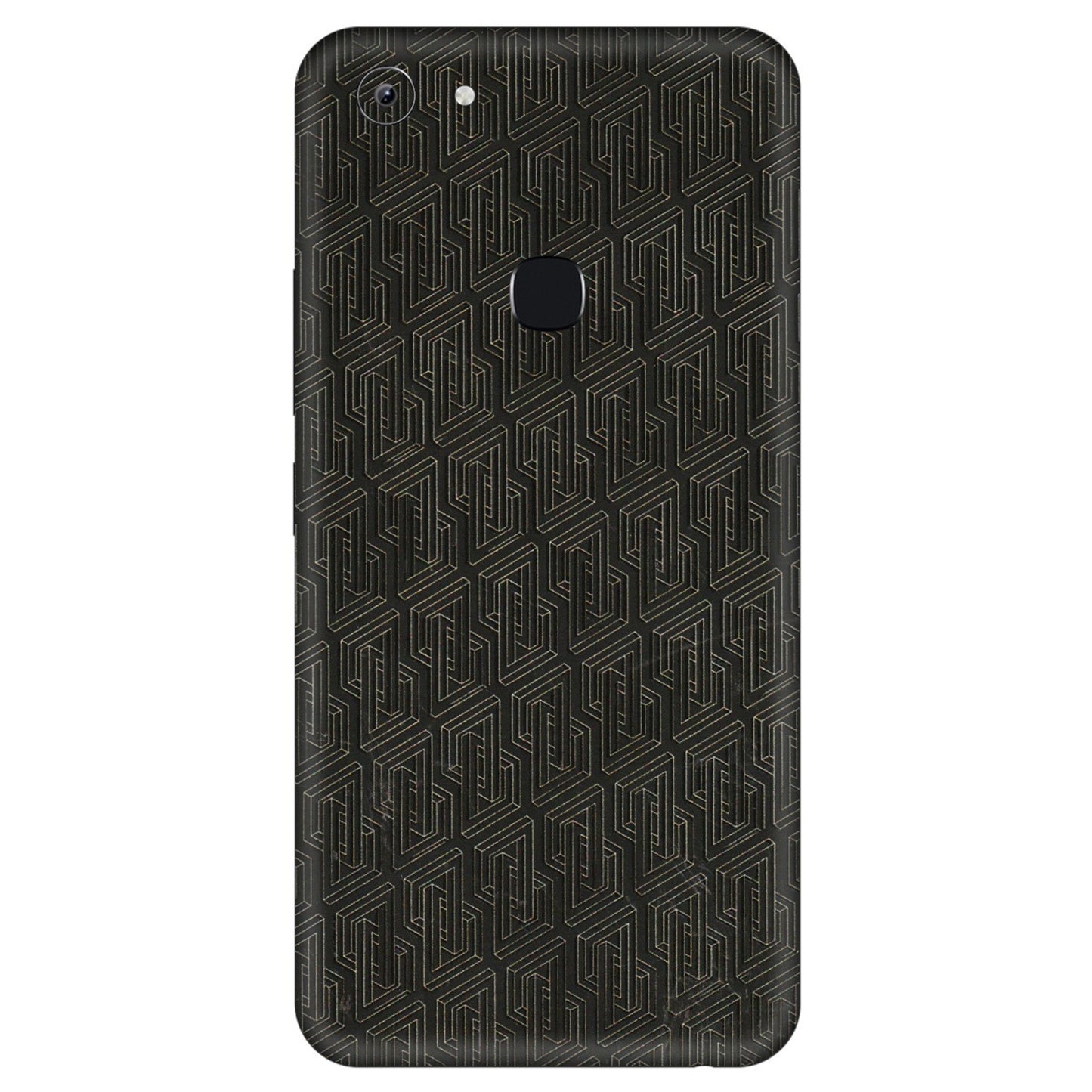 VIVO Y Series Phone Skins (All Models) - Black Abstract Pattern - 3D Embossed Finish (L-117) Vivo Y83