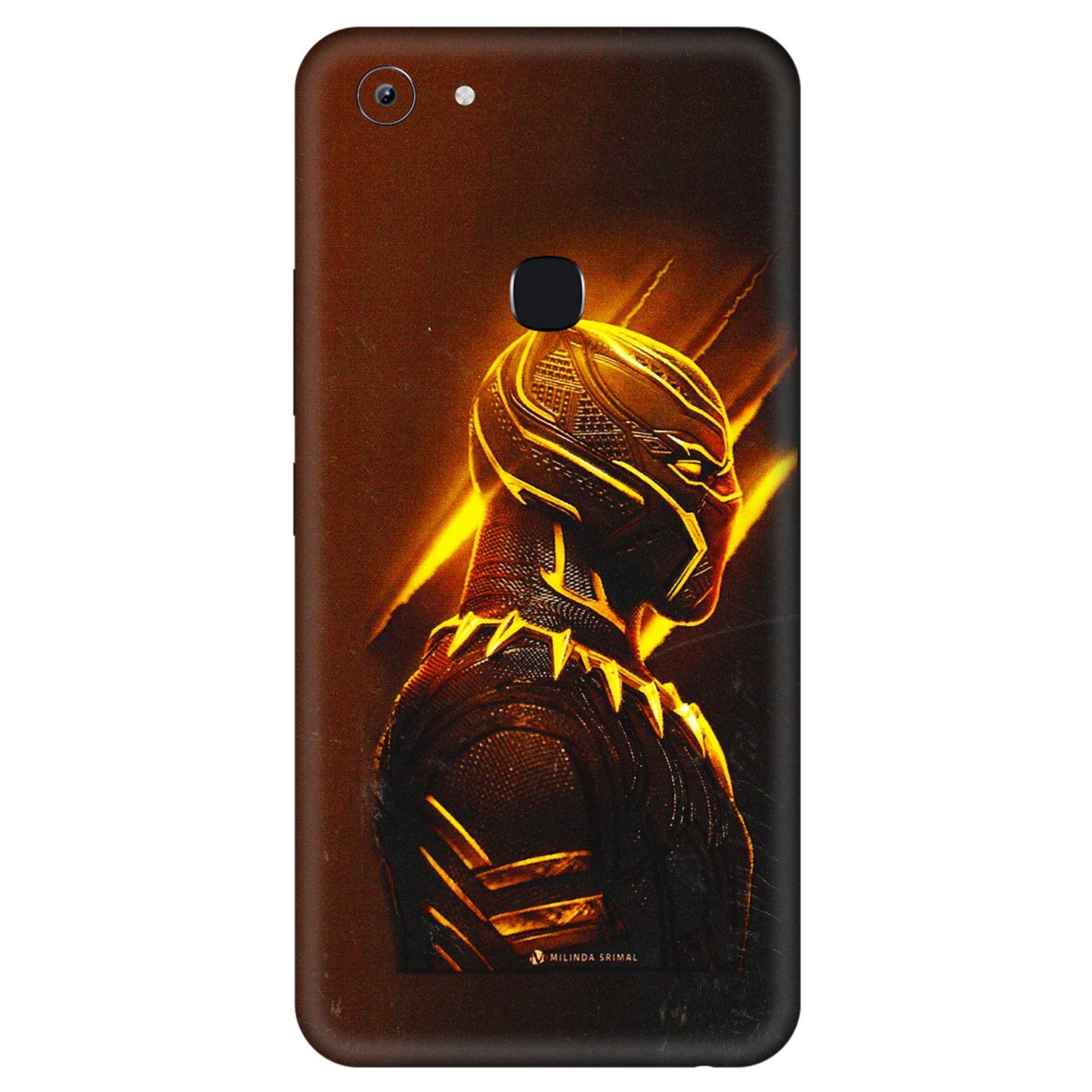 VIVO Y Series Phone Skins (All Models) - Gold Black Panther - 3D Embossed Finish (L-181) Vivo Y83