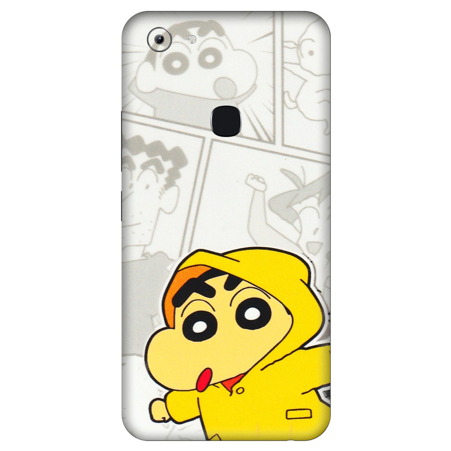 VIVO Y Series Phone Skins (All Models) - Yellow Shinchan Comic - 3D Embossed Finish (L-246) Vivo Y83
