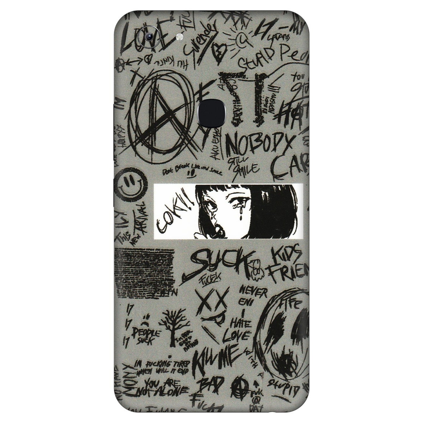 VIVO Y Series Phone Skins (All Models) - Never Have Love Anime - 3D Embossed Finish (L-260) Vivo Y83