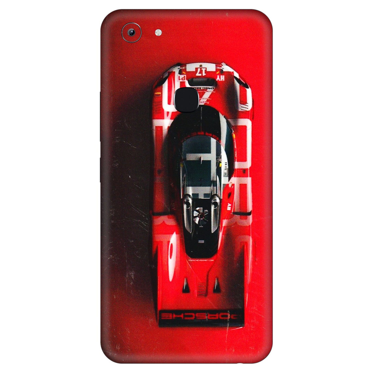 VIVO Y Series Phone Skins (All Models) - Red Porsche Car Logo - 3D Embossed Finish (L-315) Vivo Y83