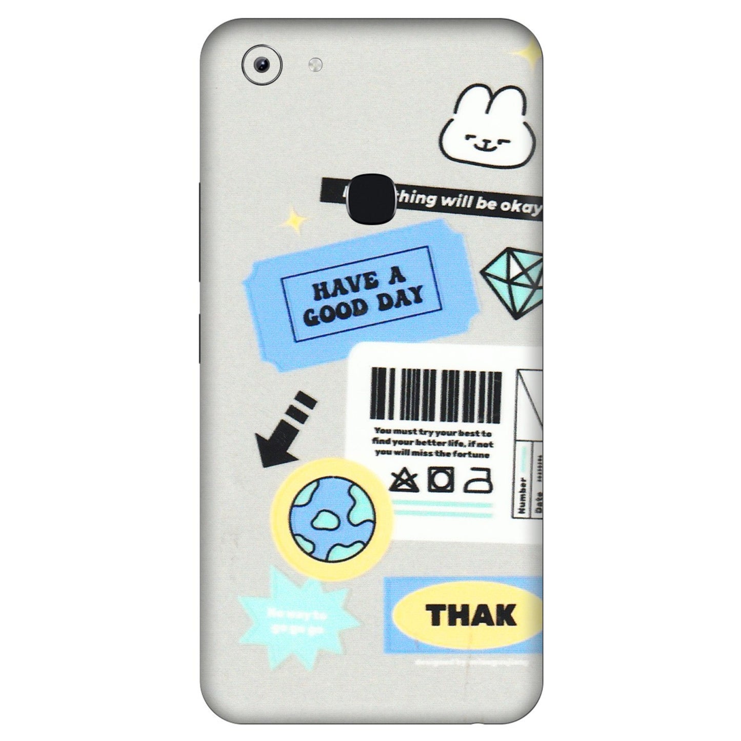 VIVO Y Series Phone Skins (All Models) - Will Be Okay Design - 3D Embossed Finish (L-316) Vivo Y83