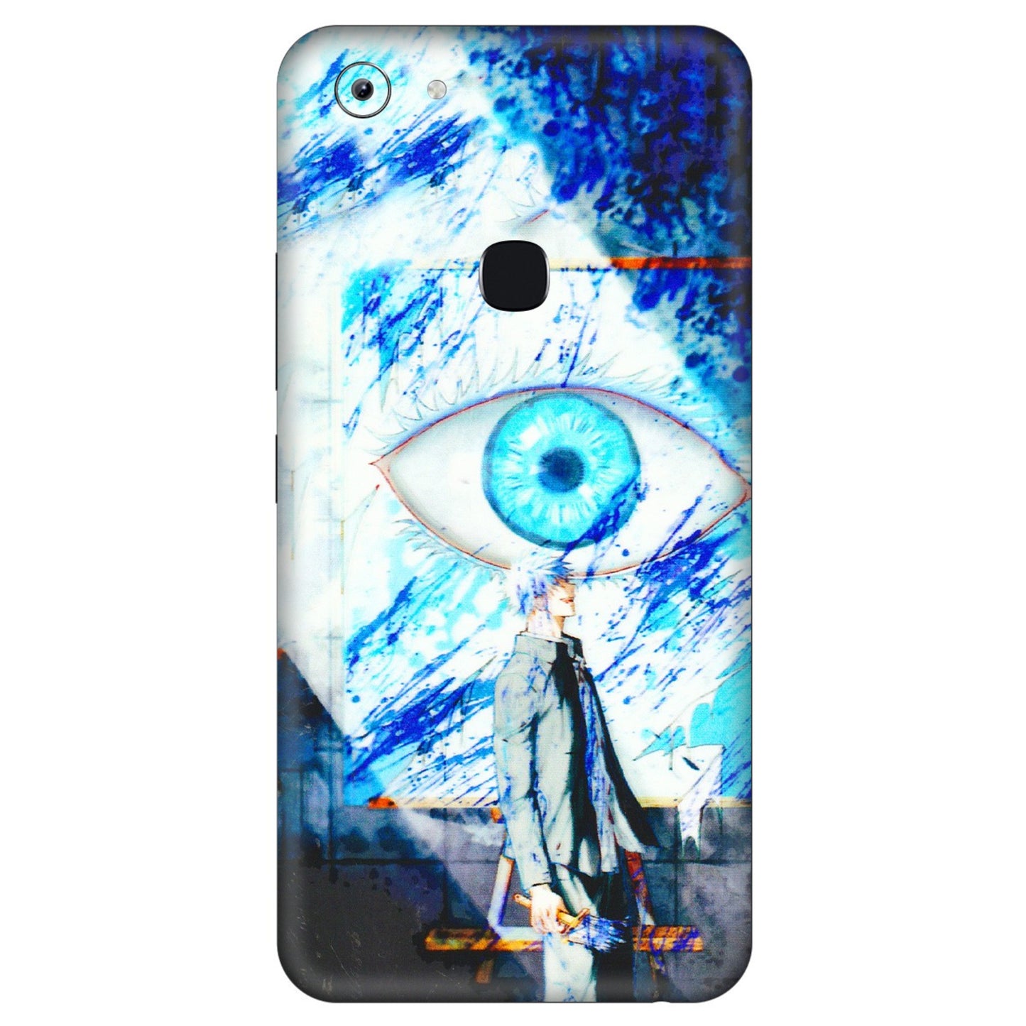 VIVO Y Series Phone Skins (All Models) - Anime Sea Blue Eye - 3D Embossed Finish (L-318) Vivo Y83