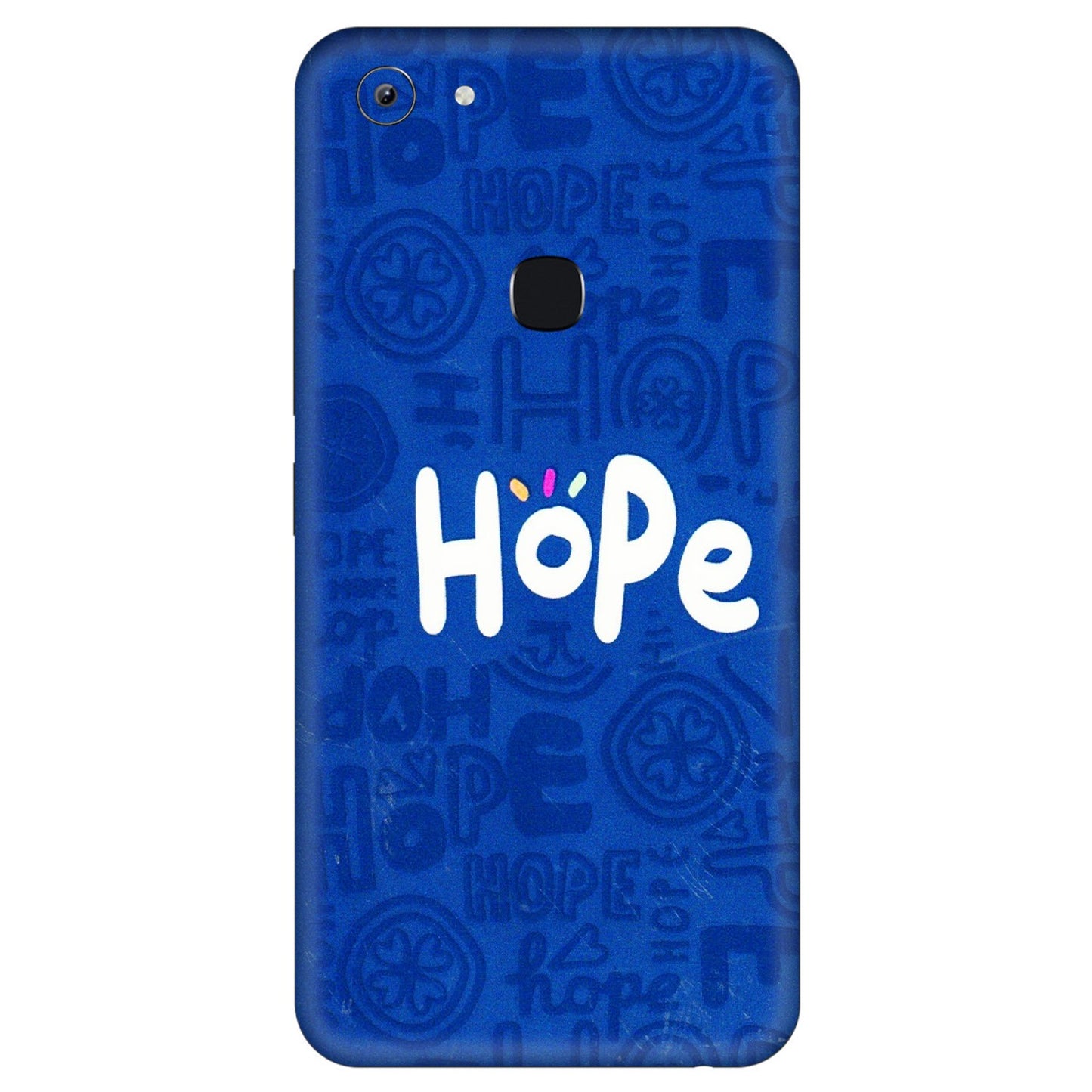 VIVO Y Series Phone Skins (All Models) - Hope Doodles Blue - 3D Embossed Finish (L-43) Vivo Y83
