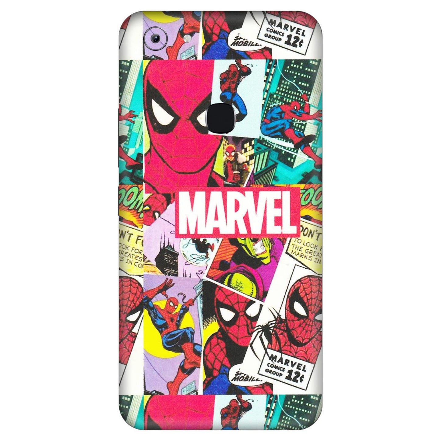 VIVO Y Series Phone Skins (All Models) - Marvel Comic Spiderman Grafitti - Matte Finish (M-72) Vivo Y83