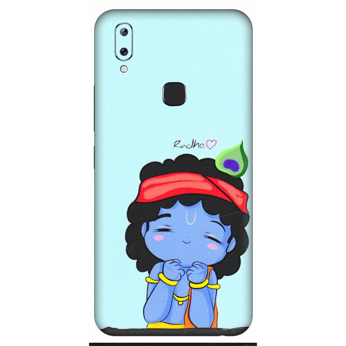 VIVO Y Series Phone Skins (All Models) - Radhe Radhe Cute Toon - 3D Embossed Finish (L-05) Vivo Y83 Pro