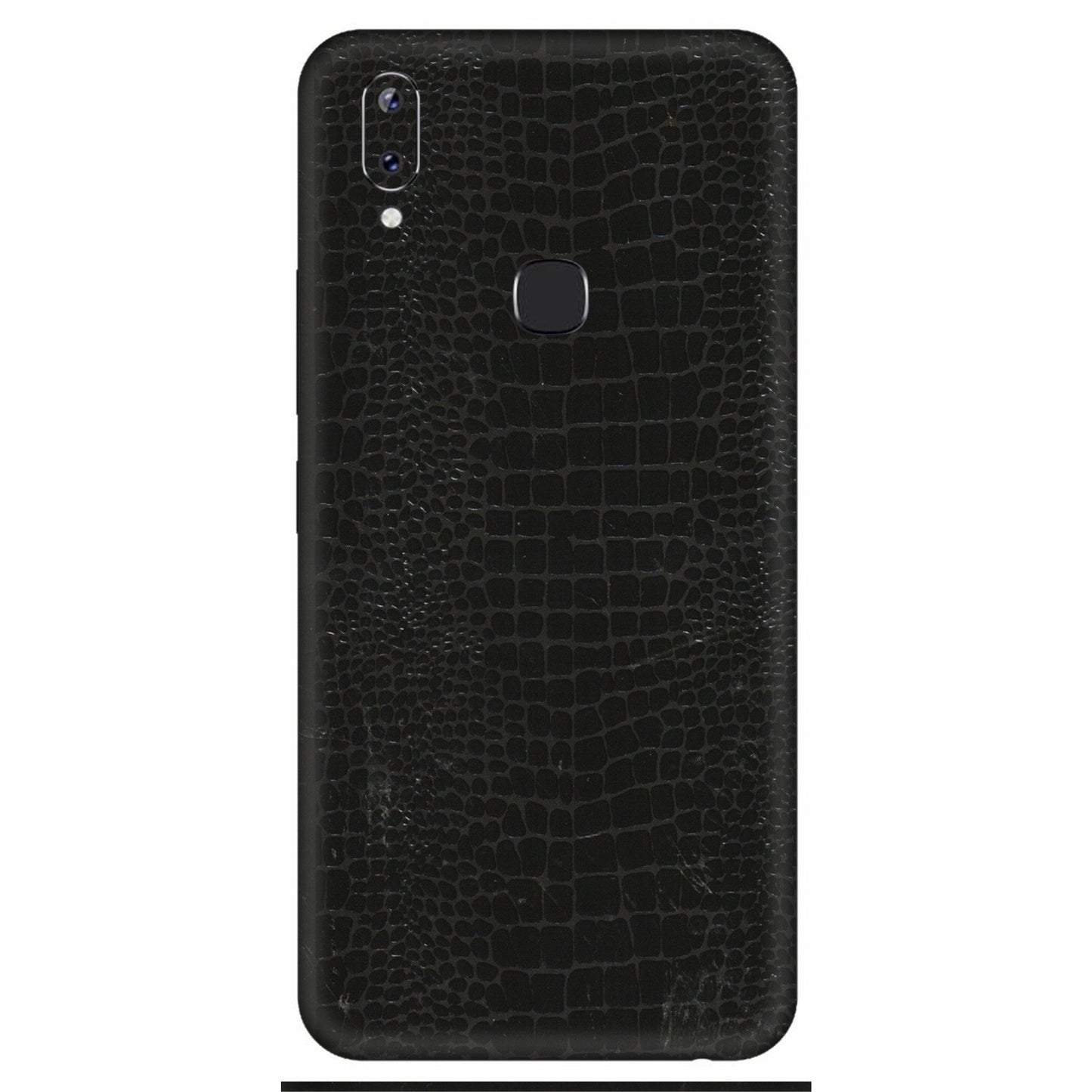 VIVO Y Series Phone Skins (All Models) - Snake Leather Black - 3D Embossed Finish (L-107) Vivo Y83 Pro