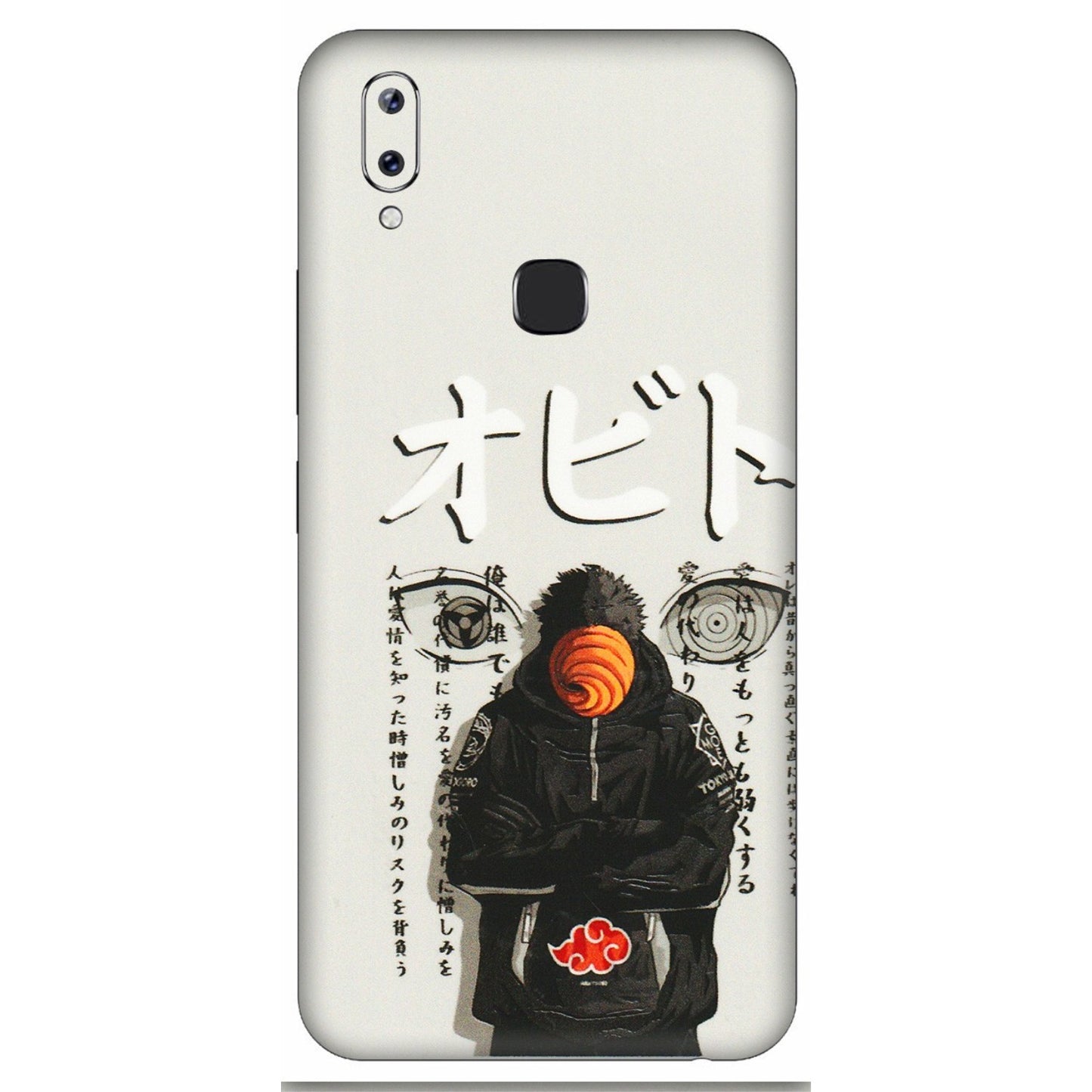 VIVO Y Series Phone Skins (All Models) - Obito Anime Eye - 3D Embossed Finish (L-19) Vivo Y83 Pro