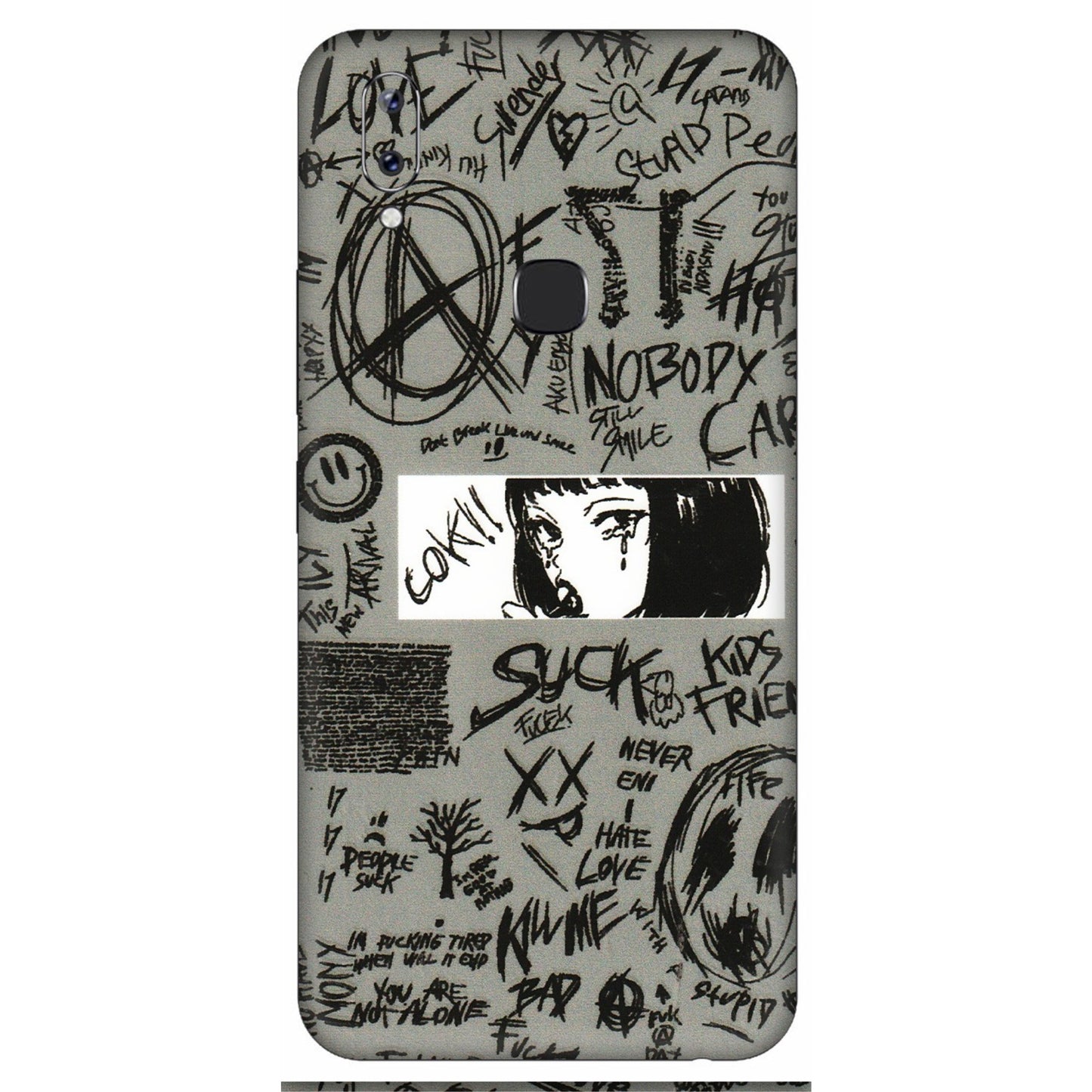 VIVO Y Series Phone Skins (All Models) - Never Have Love Anime - 3D Embossed Finish (L-260) Vivo Y83 Pro