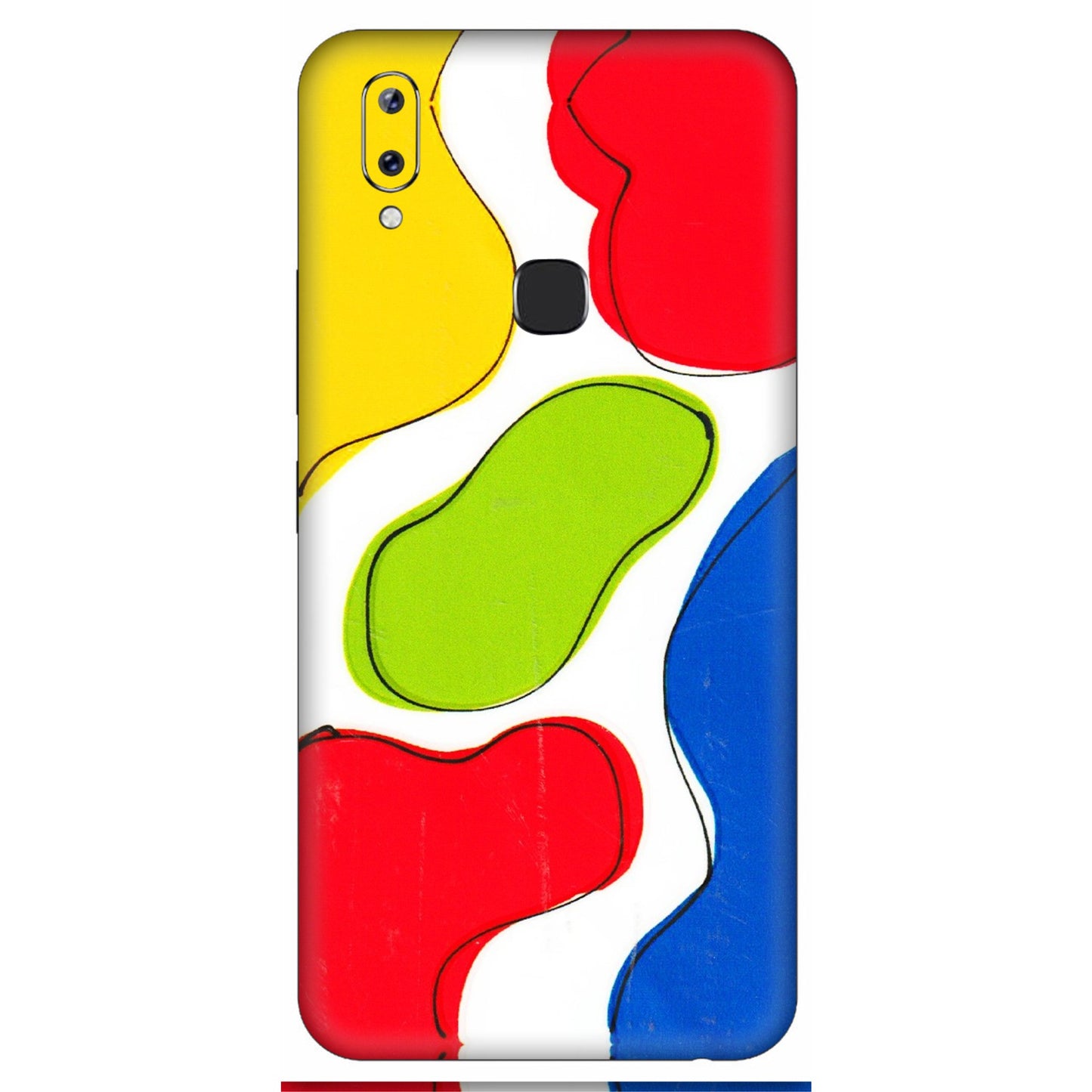 VIVO Y Series Phone Skins (All Models) - RGB Colour Paint - 3D Embossed Finish (L-284) Vivo Y83 Pro