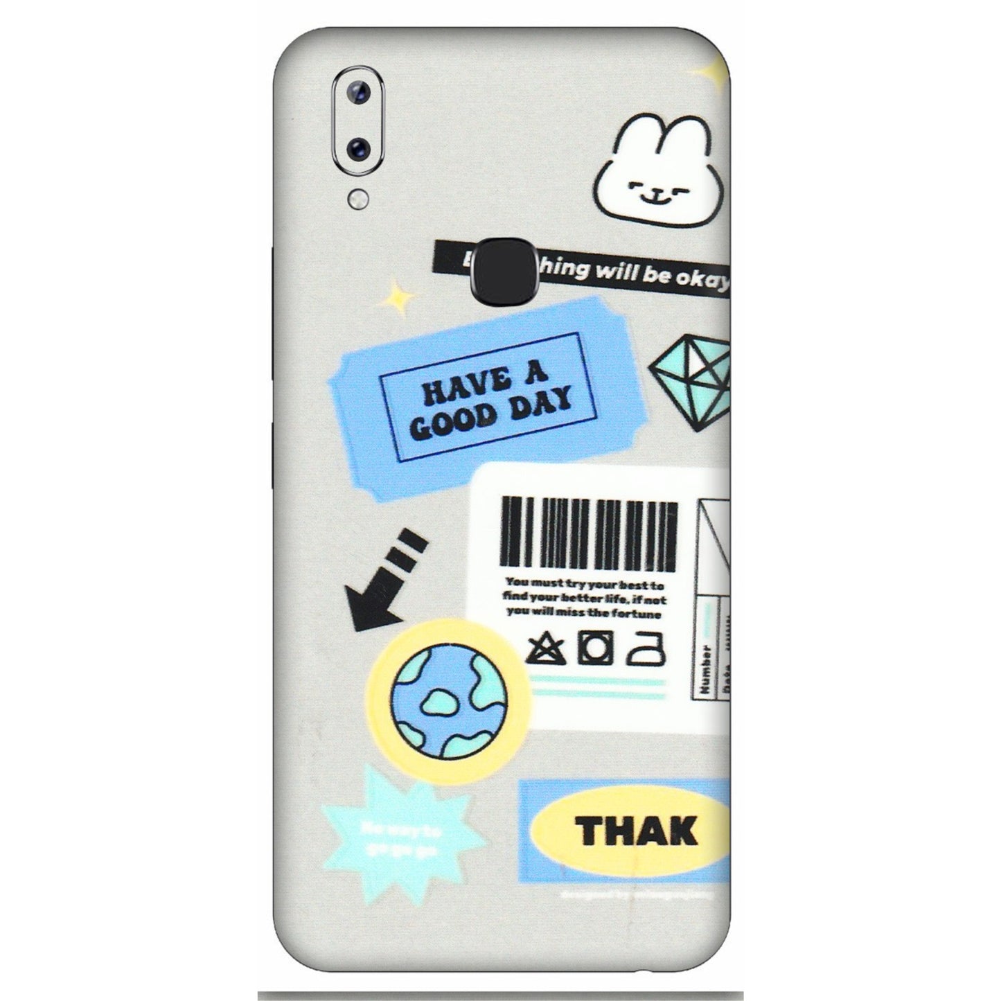 VIVO Y Series Phone Skins (All Models) - Will Be Okay Design - 3D Embossed Finish (L-316) Vivo Y83 Pro