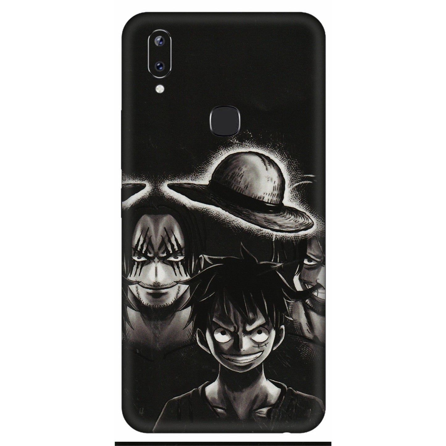 VIVO Y Series Phone Skins (All Models) - Black Luffy Hat - 3D Embossed Finish (L-57) Vivo Y83 Pro