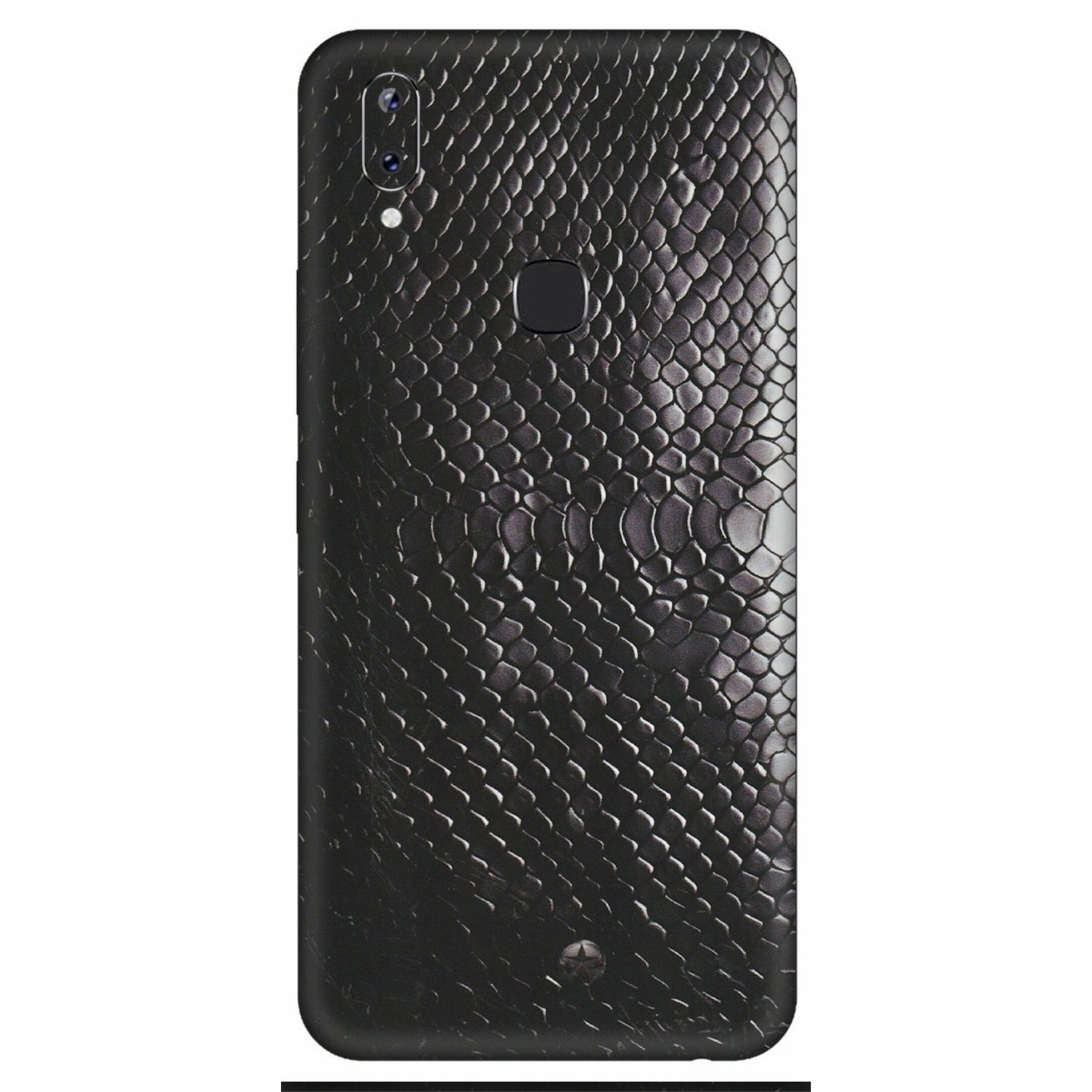 VIVO Y Series Phone Skins (All Models) - Black Snack Leather - Matte Finish (M-147) Vivo Y83 Pro