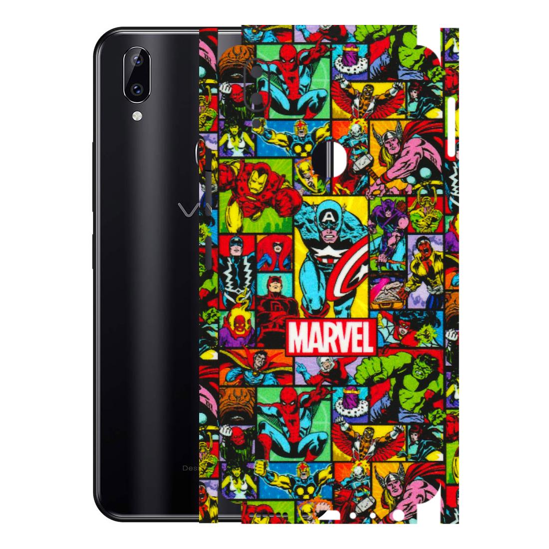 VIVO Y Series Phone Skins (All Models) - MARVELOUS Comic Characters - 3D Embossed Finish (L-129) Vivo Y83 Pro
