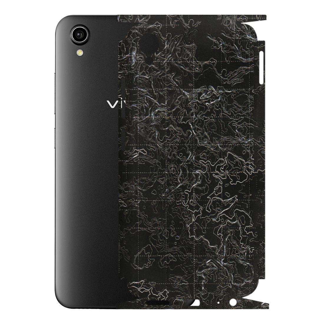 VIVO Y Series Phone Skins (All Models) - Black map Texture - 3D Embossed Finish (L-201) Vivo Y90