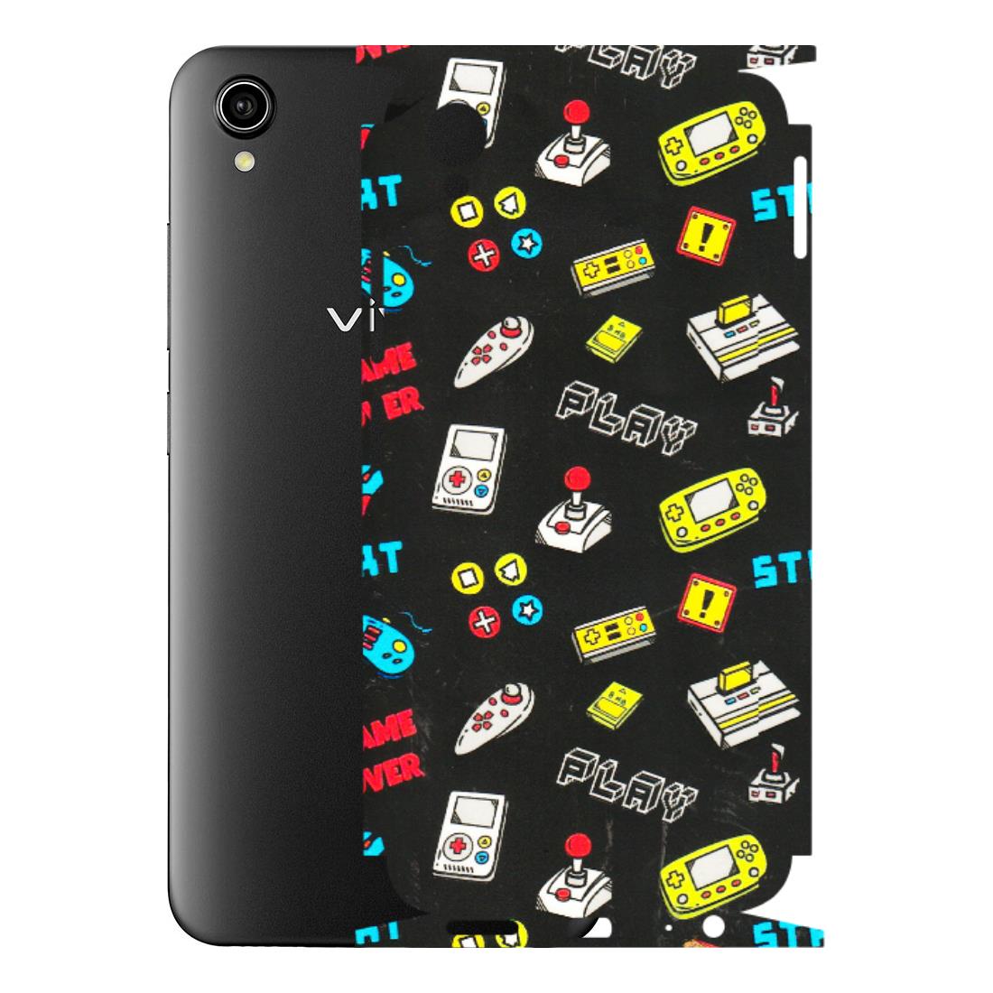 VIVO Y Series Phone Skins (All Models) - Gaming Doodles - 3D Embossed Finish (L-224) Vivo Y90