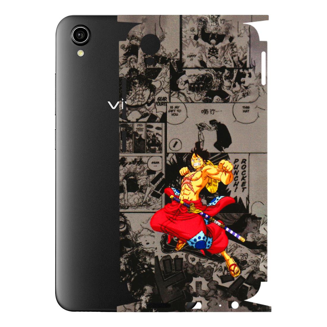 VIVO Y Series Phone Skins (All Models) - One Piece Rocket Punch Manga - 3D Embossed Finish (L-25) Vivo Y90