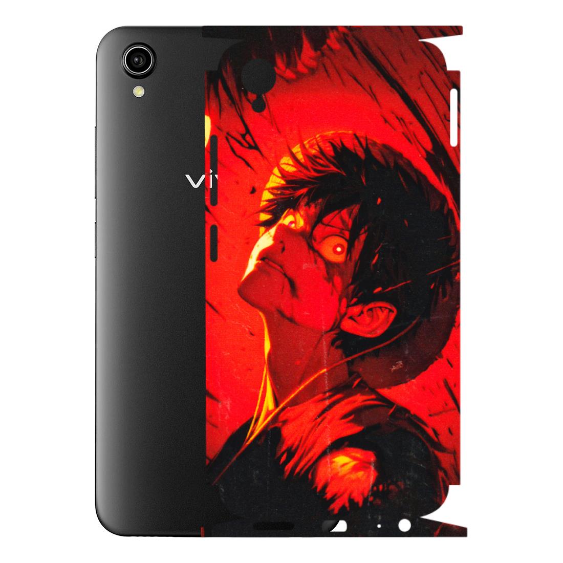 VIVO Y Series Phone Skins (All Models) - D.Luffy Power Up One Piece Anime - 3D Embossed Finish (L-326) Vivo Y90