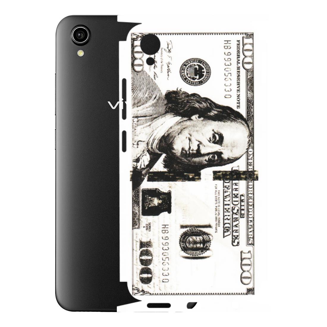 VIVO Y Series Phone Skins (All Models) - 100 Dollar Currency - Transparent Finish (T-01) Vivo Y90