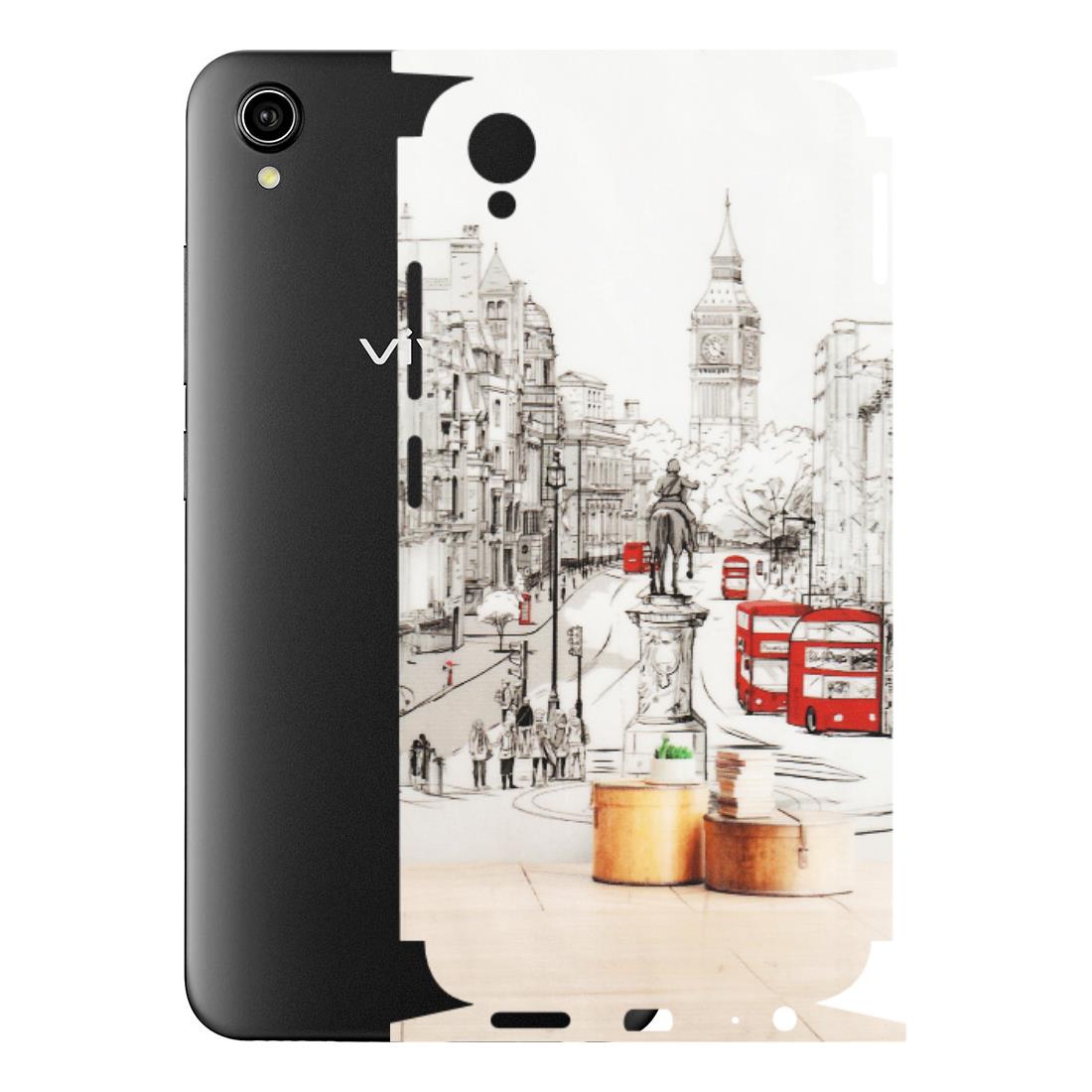 VIVO Y Series Phone Skins (All Models) - London Street - Transparent Finish (T-02) Vivo Y90