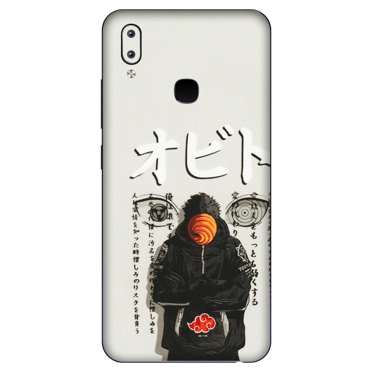 VIVO Y Series Phone Skins (All Models) - Obito Anime Eye - 3D Embossed Finish (L-19) Vivo Y91