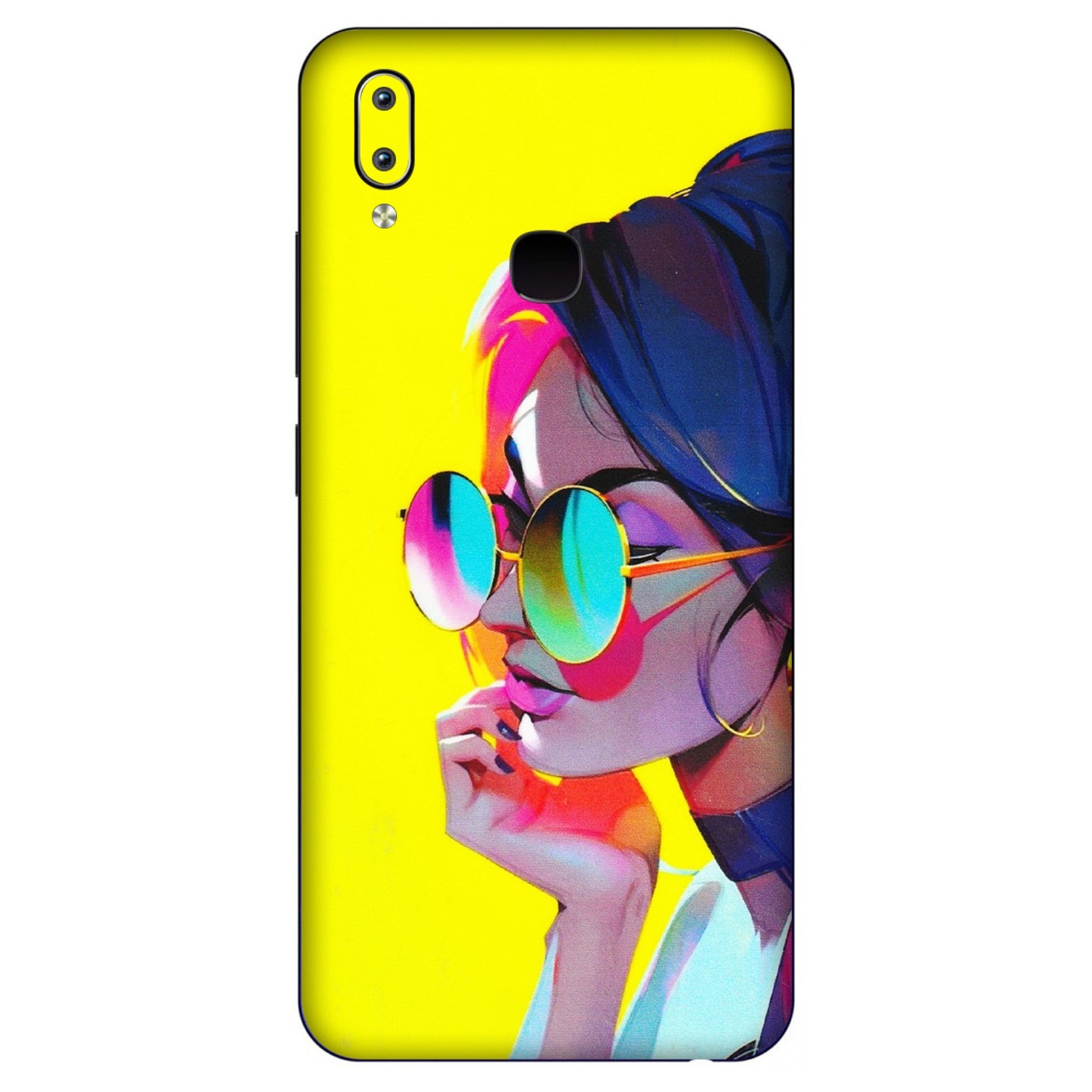 VIVO Y Series Phone Skins (All Models) - Bold Stylish Girl - 3D Embossed Finish (L-222) Vivo Y91
