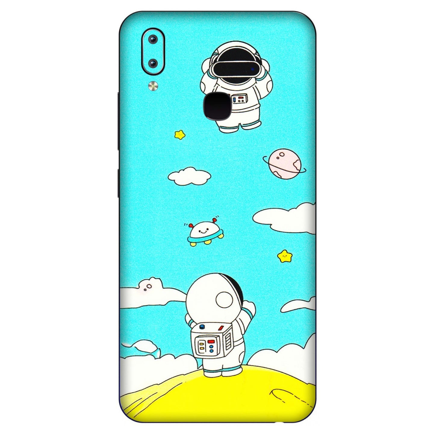VIVO Y Series Phone Skins (All Models) - Blue Skies Astro Float - 3D Embossed Finish (L-230) Vivo Y91