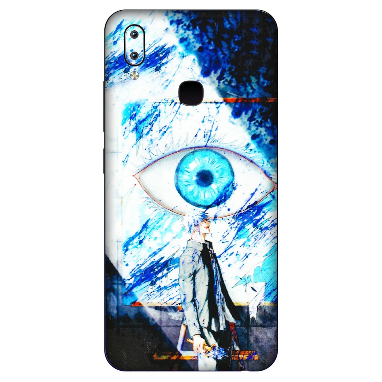 VIVO Y Series Phone Skins (All Models) - Gojo Satoru evil eye - 3D Embossed Finish (L-239) Vivo Y91