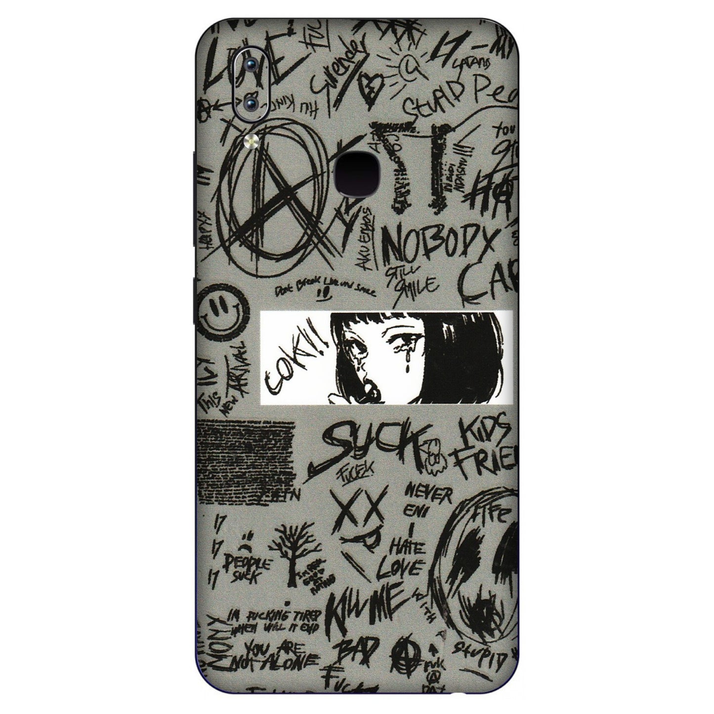 VIVO Y Series Phone Skins (All Models) - Never Have Love Anime - 3D Embossed Finish (L-260) Vivo Y91