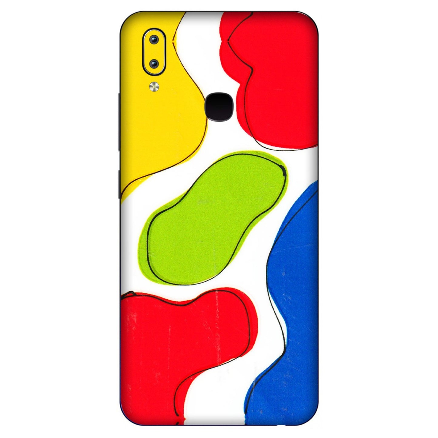 VIVO Y Series Phone Skins (All Models) - RGB Colour Paint - 3D Embossed Finish (L-284) Vivo Y91