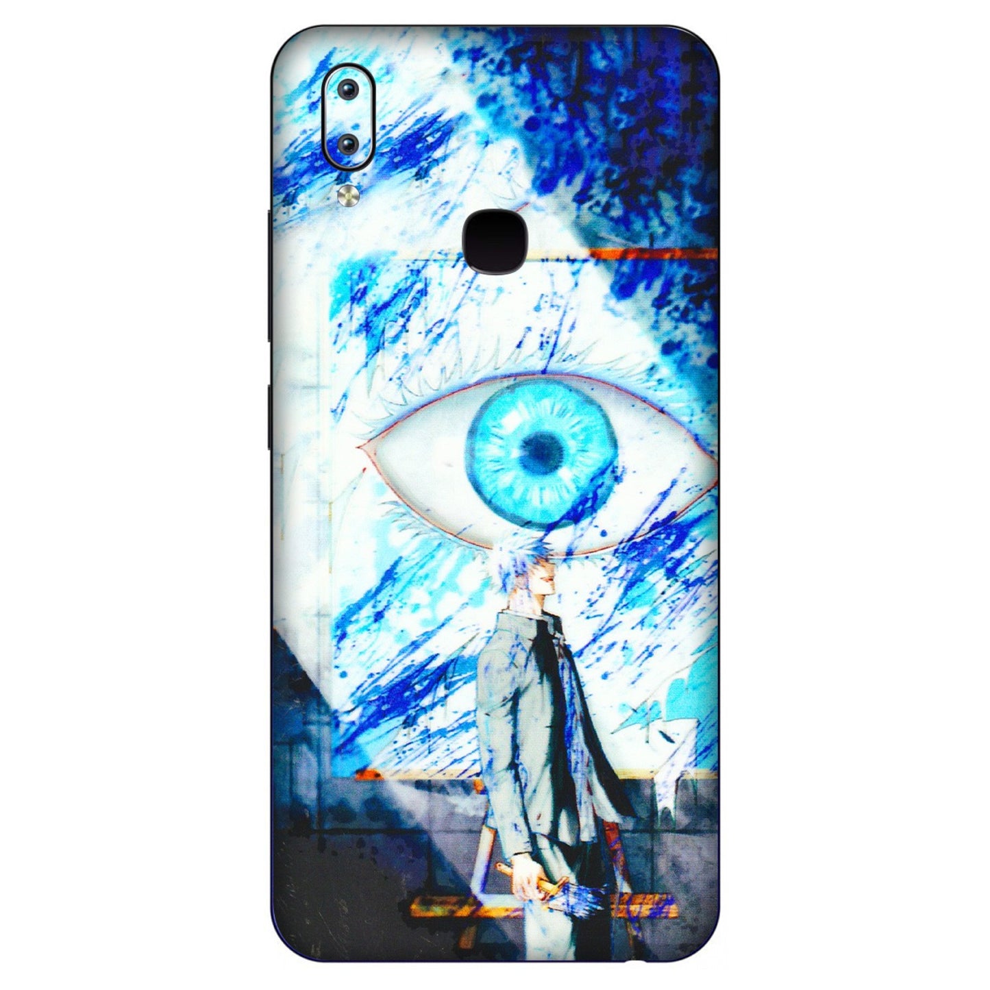 VIVO Y Series Phone Skins (All Models) - Anime Sea Blue Eye - 3D Embossed Finish (L-318) Vivo Y91