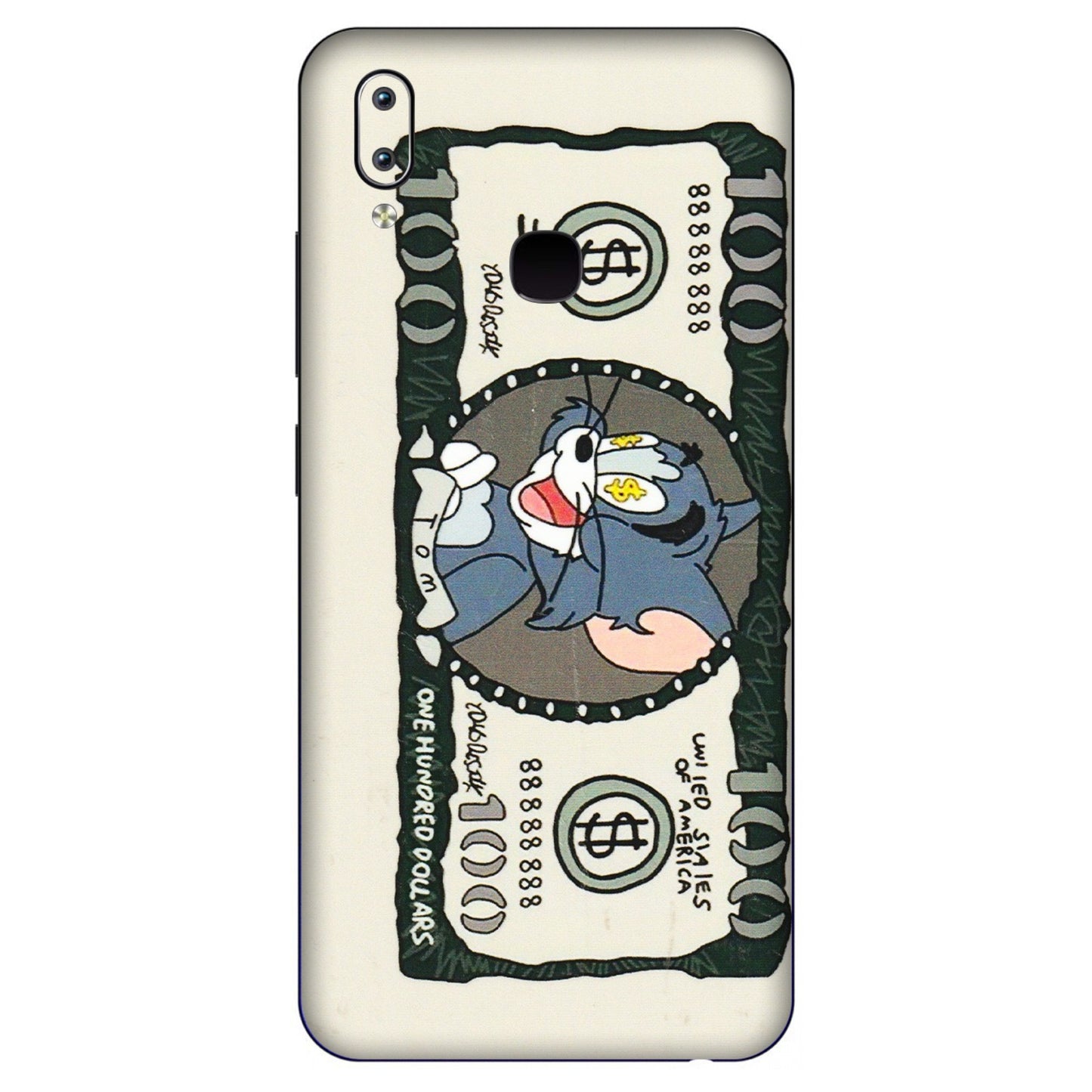 VIVO Y Series Phone Skins (All Models) - Tom Hundred Dollar - 3D Embossed Finish (L-324) Vivo Y91