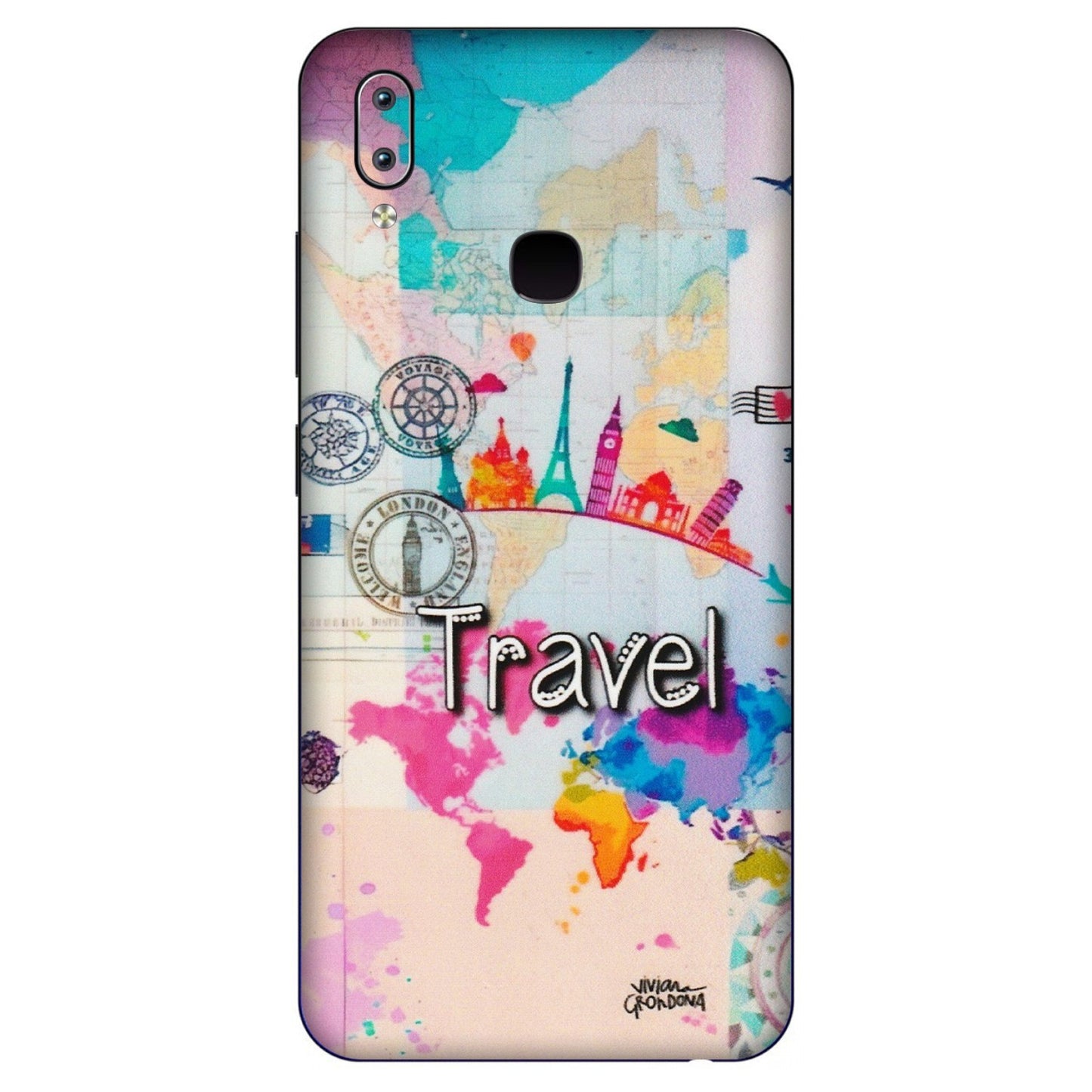VIVO Y Series Phone Skins (All Models) - Travel The Wonders - Matte Finish (M-108) Vivo Y91
