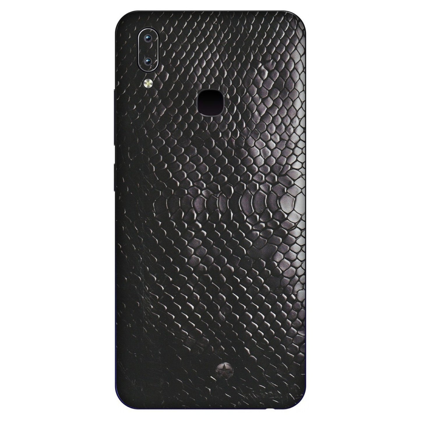 VIVO Y Series Phone Skins (All Models) - Black Snack Leather - Matte Finish (M-147) Vivo Y91