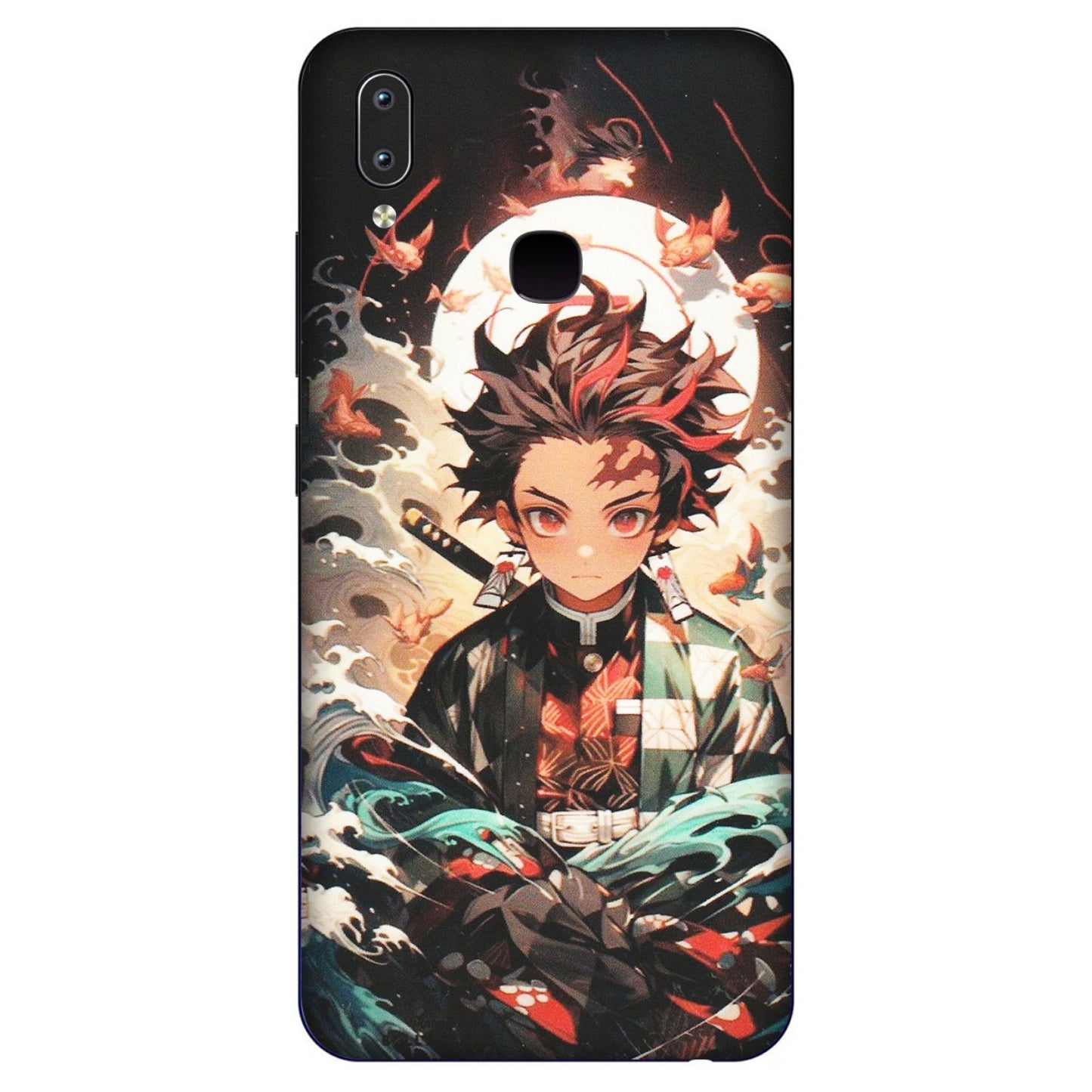 VIVO Y Series Phone Skins (All Models) - Tanjiro Demon Slayer Anime - Matte Finish (M-158) Vivo Y91