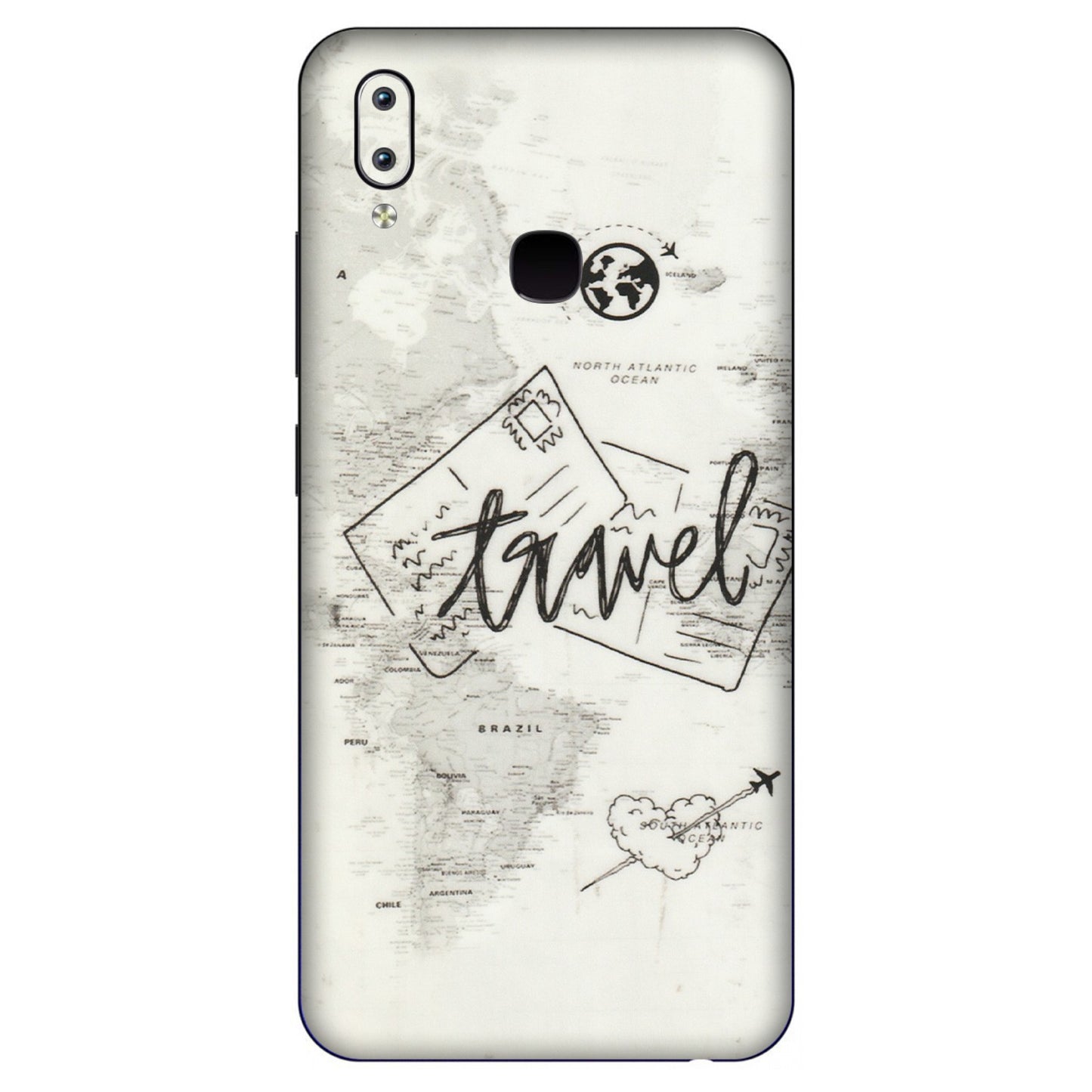 VIVO Y Series Phone Skins (All Models) - Travel Ticket - Transparent Finish (T-06) Vivo Y91