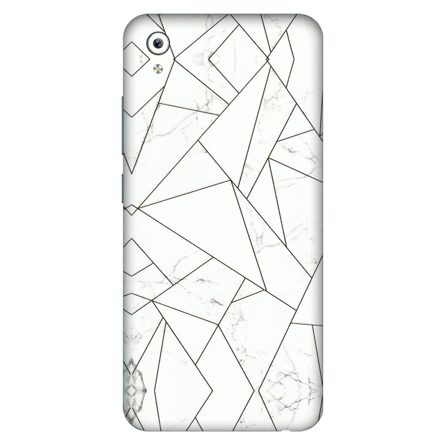 VIVO Y Series Phone Skins (All Models) - Luxury White Marble Effect - 3D Embossed Finish (L-168) Vivo Y91i