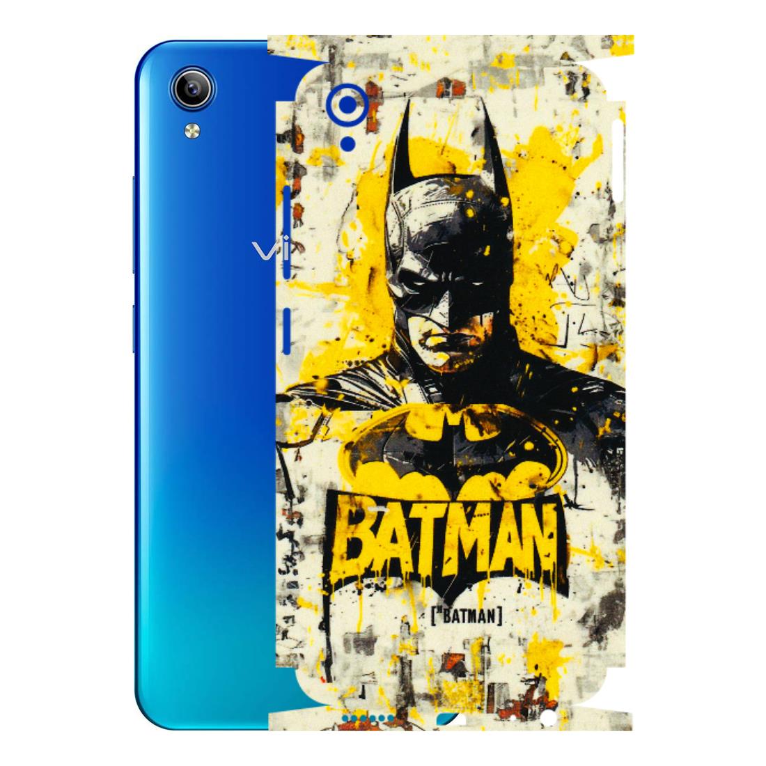 VIVO Y Series Phone Skins (All Models) - Batman Yellow BT - 3D Embossed Finish (L-304) Vivo Y91i