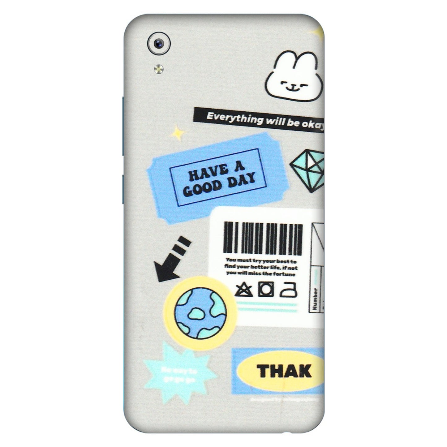 VIVO Y Series Phone Skins (All Models) - Will Be Okay Design - 3D Embossed Finish (L-316) Vivo Y91i