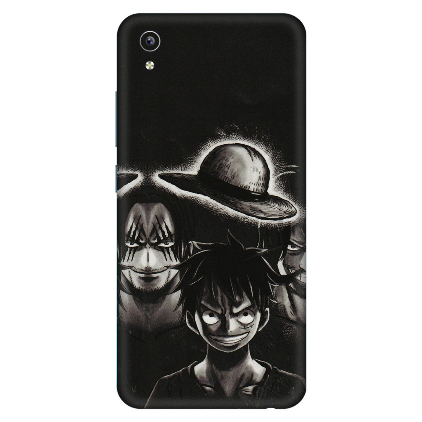 VIVO Y Series Phone Skins (All Models) - Black Luffy Hat - 3D Embossed Finish (L-57) Vivo Y91i