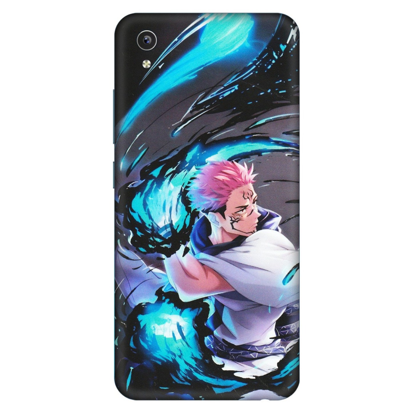 VIVO Y Series Phone Skins (All Models) - New Jujutsu Kaisen Grey Blue Anime - Matte Finish (M-127) Vivo Y91i